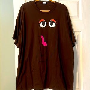 Sesame Street Snuffleupagus Face T-Shirt